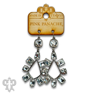 Rhinestone chandelier teardrop earring with Austrian crystal