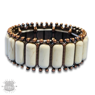 Western rectangle stone bracelet