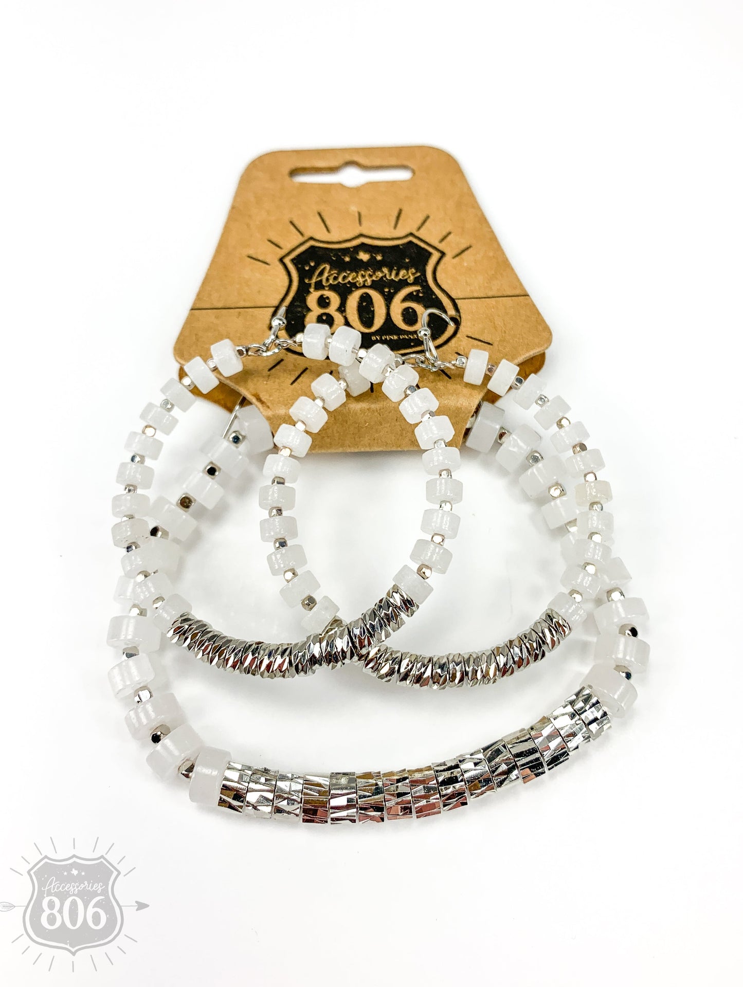 Earrings and bracelet set, last call
