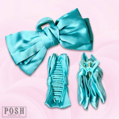 Clip on hair bow