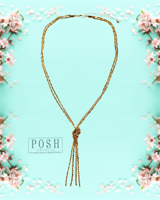 Double chain necklace