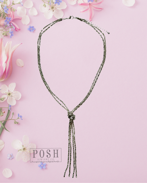 Double chain necklace