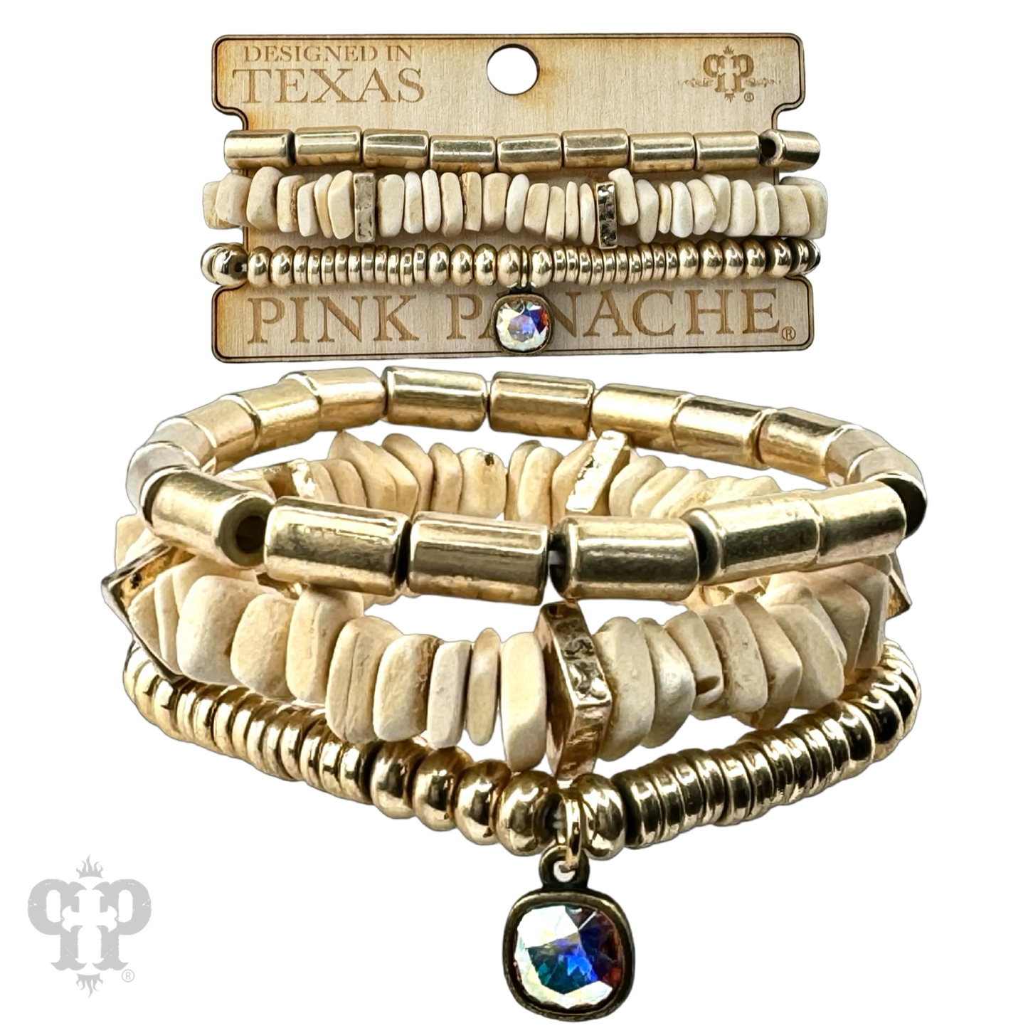 Coconut shell bracelet set