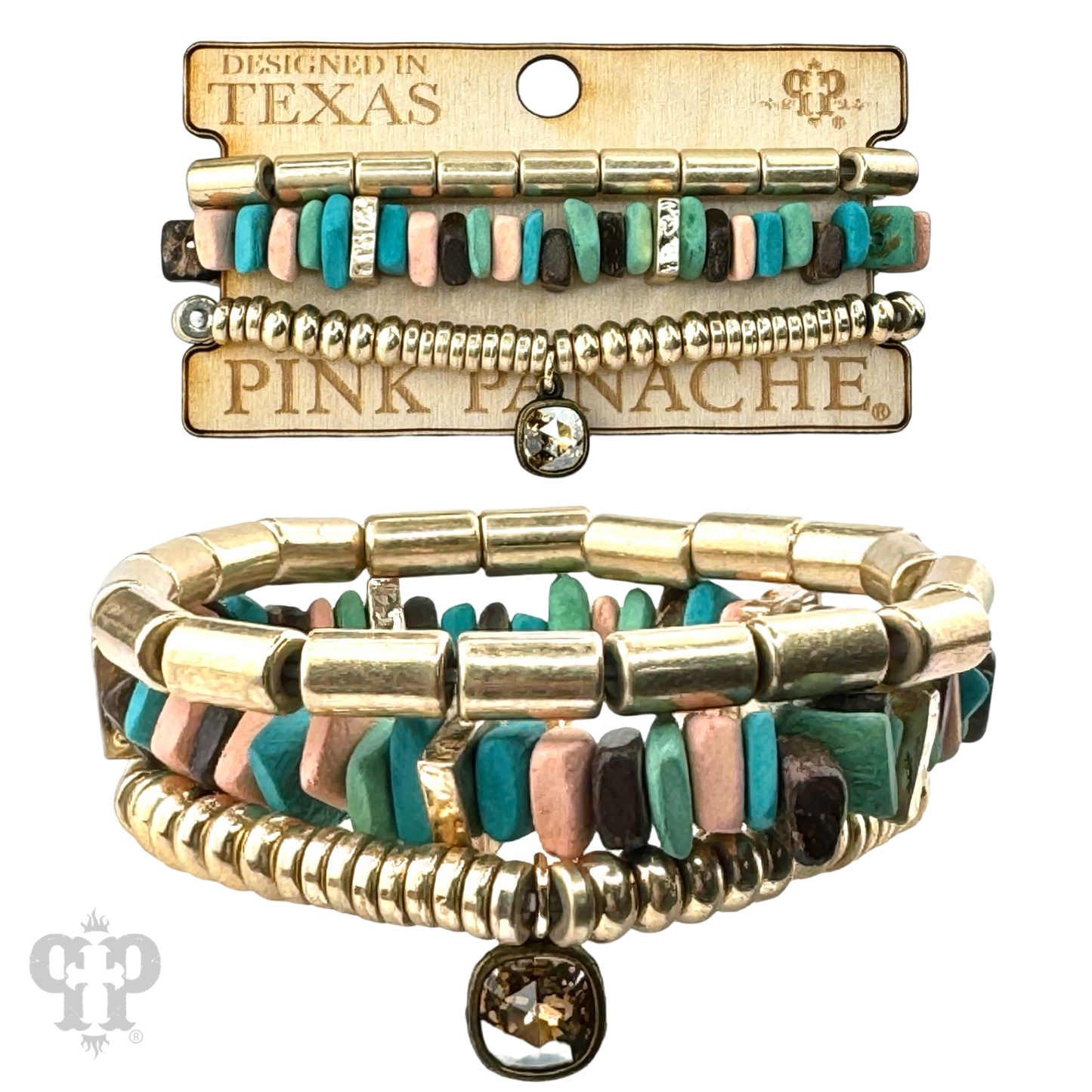 Coconut shell bracelet set