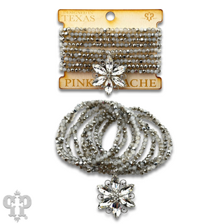 Rhinestone starburst bracelet