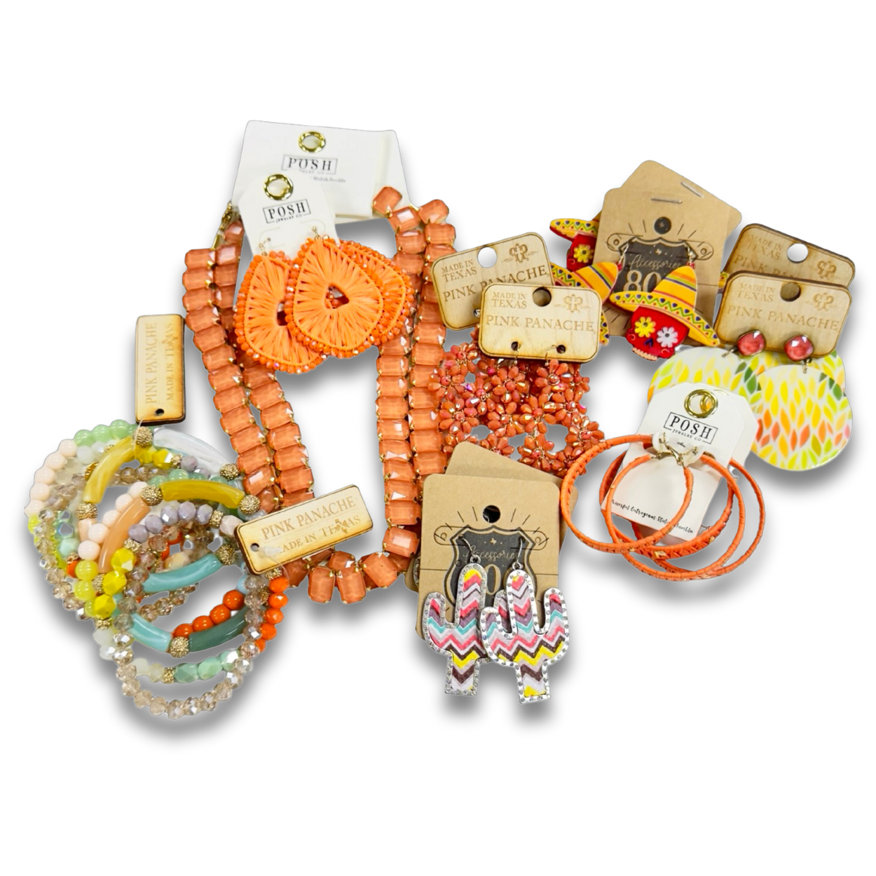 Shades of color jewelry bundle