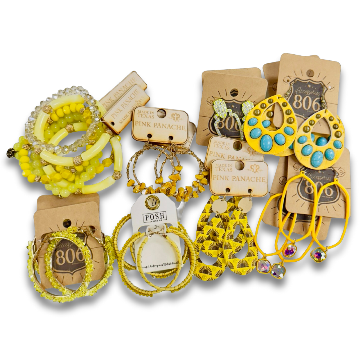 Shades of color jewelry bundle