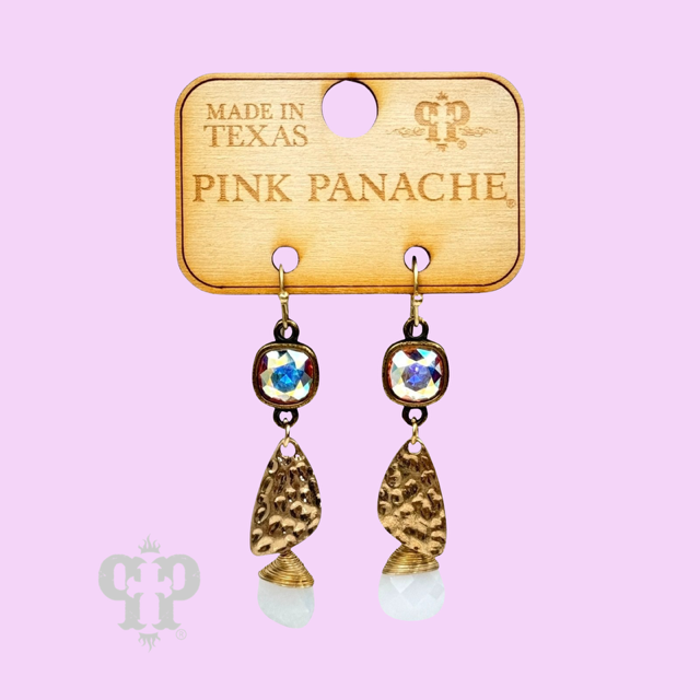 Crystal drop earring, Austrian crystal