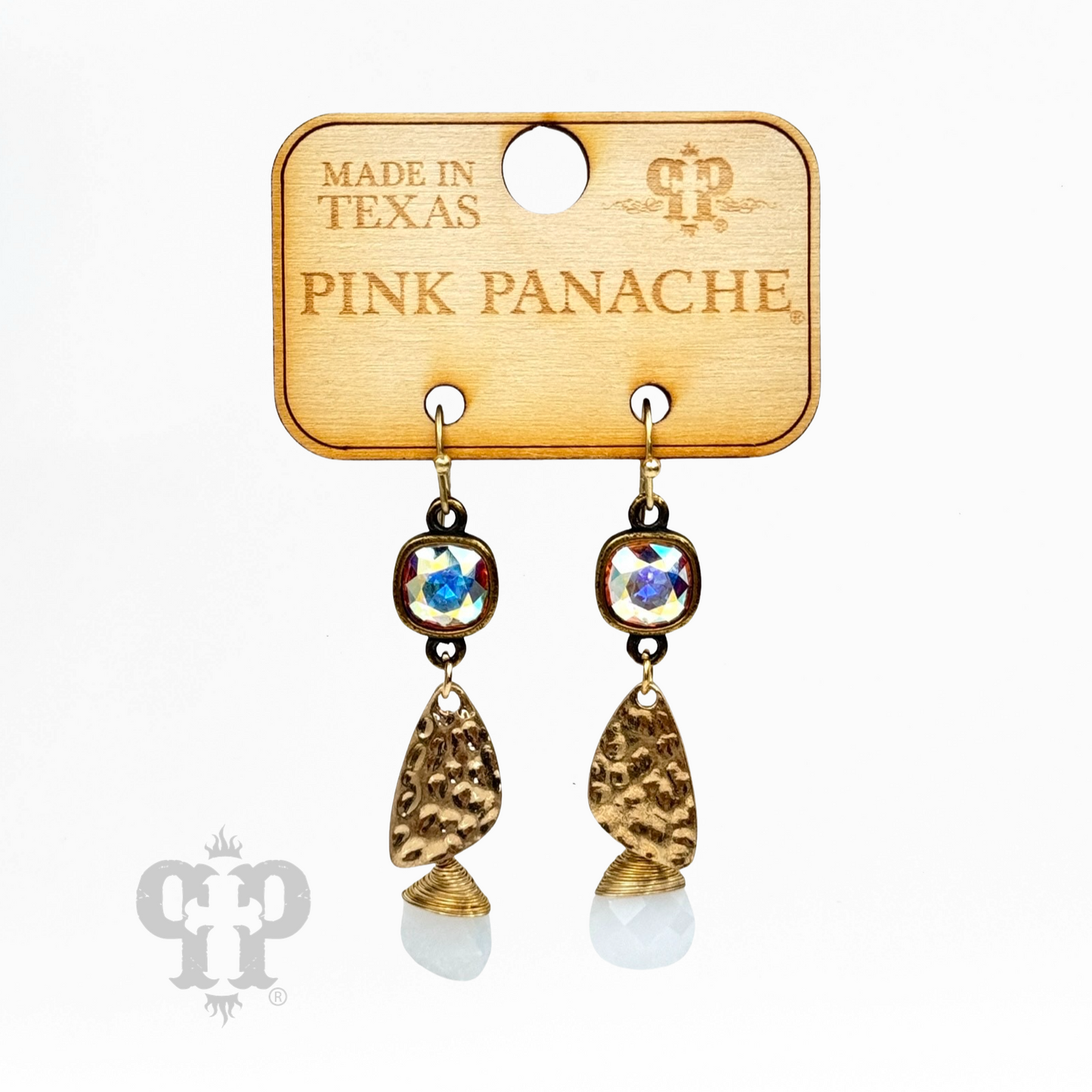 Crystal drop earring, Austrian crystal