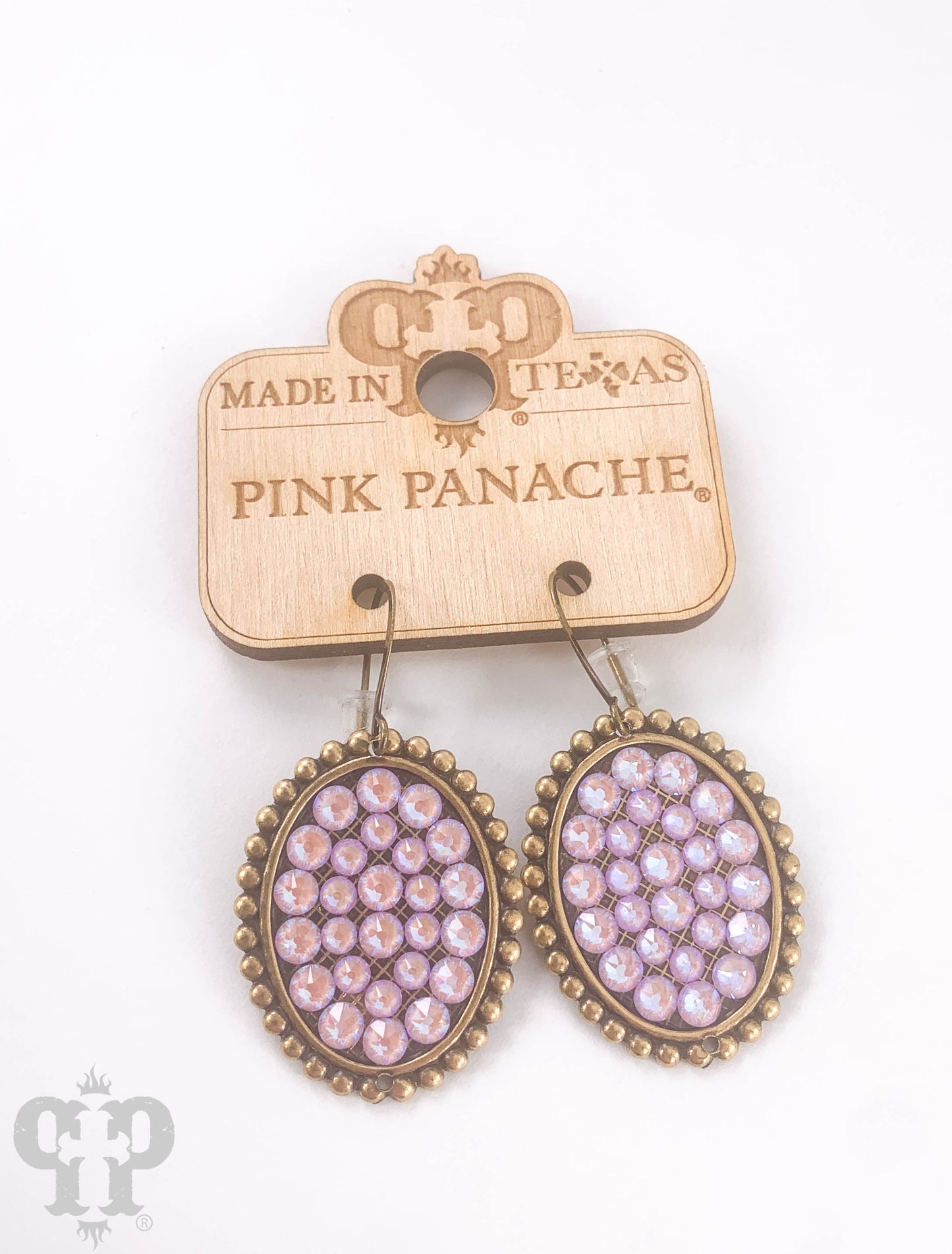 Austrian crystal small oval earring