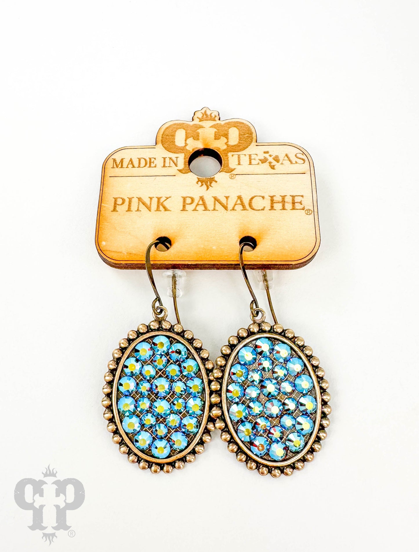 Austrian crystal small oval earring
