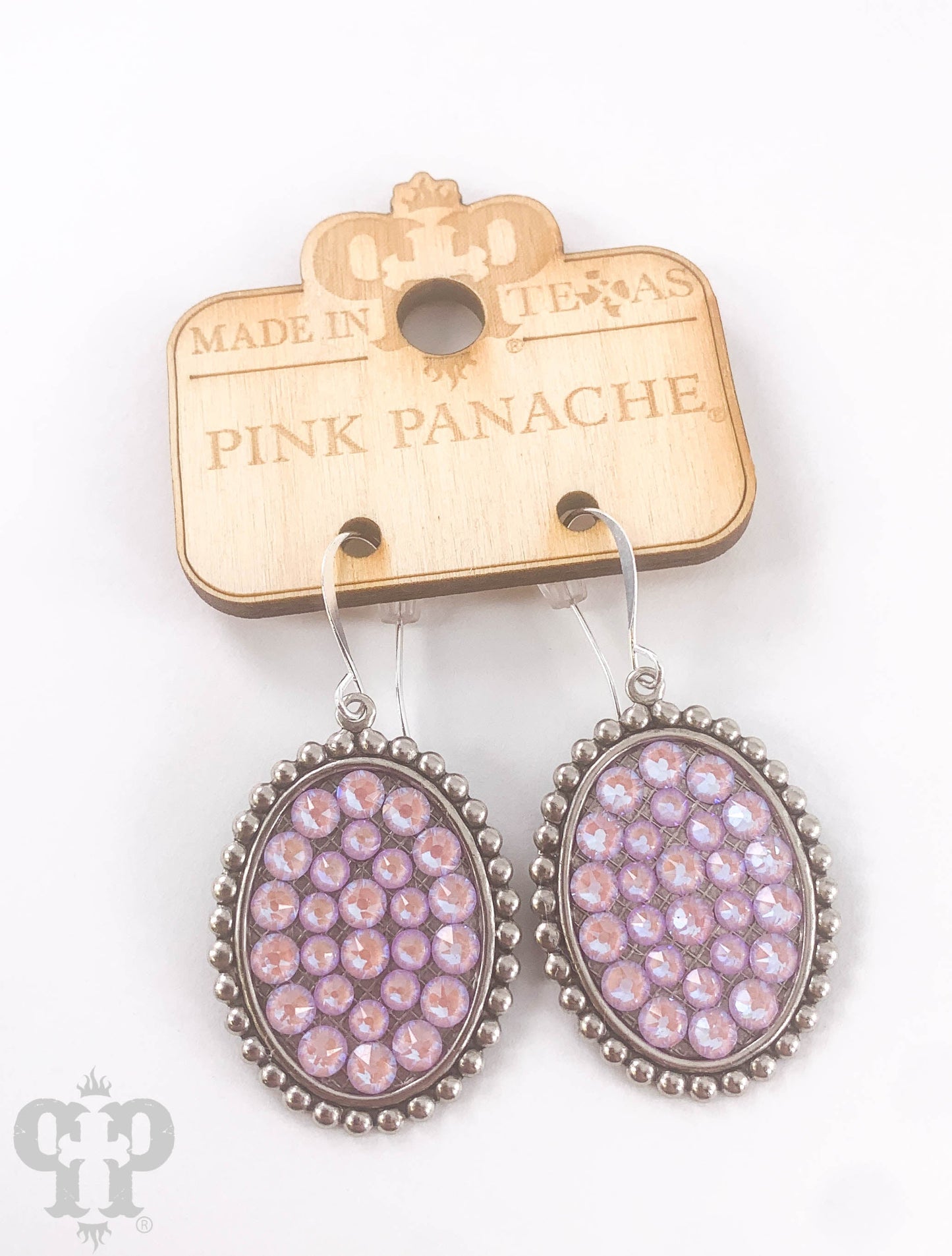 Austrian crystal small oval earring