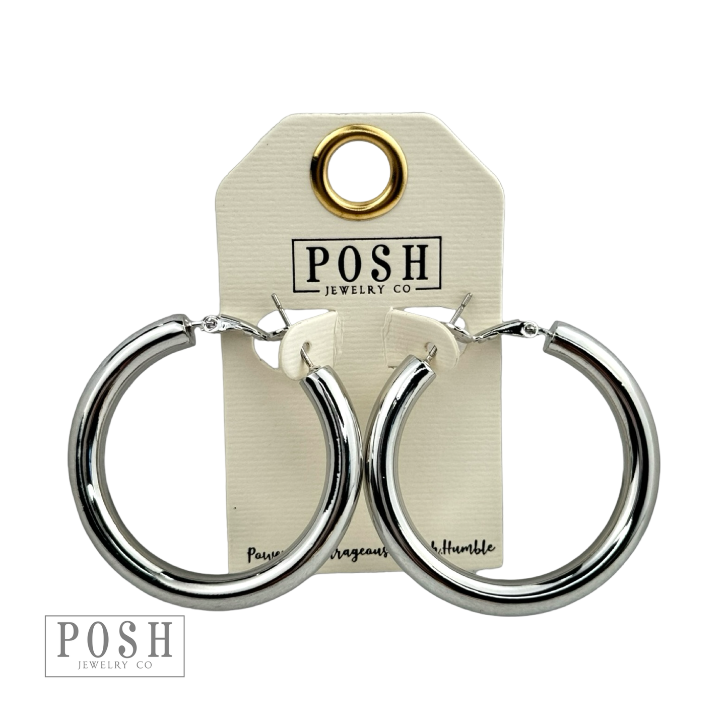 Tube hoop earring