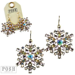 Rhinestone cluster earring