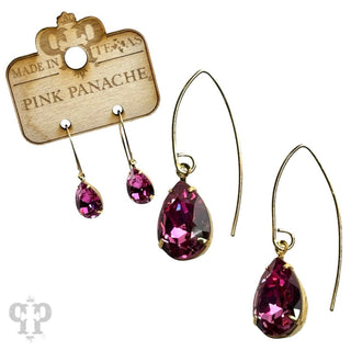 Austrian crystal pear drop earring