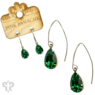Austrian crystal pear drop earring