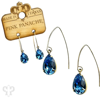Austrian crystal pear drop earring