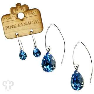Austrian crystal pear drop earring