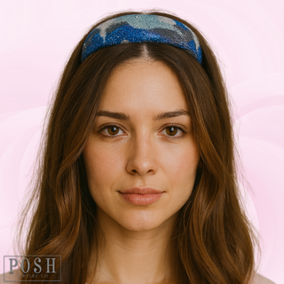 Camo rhinestone headband - LC