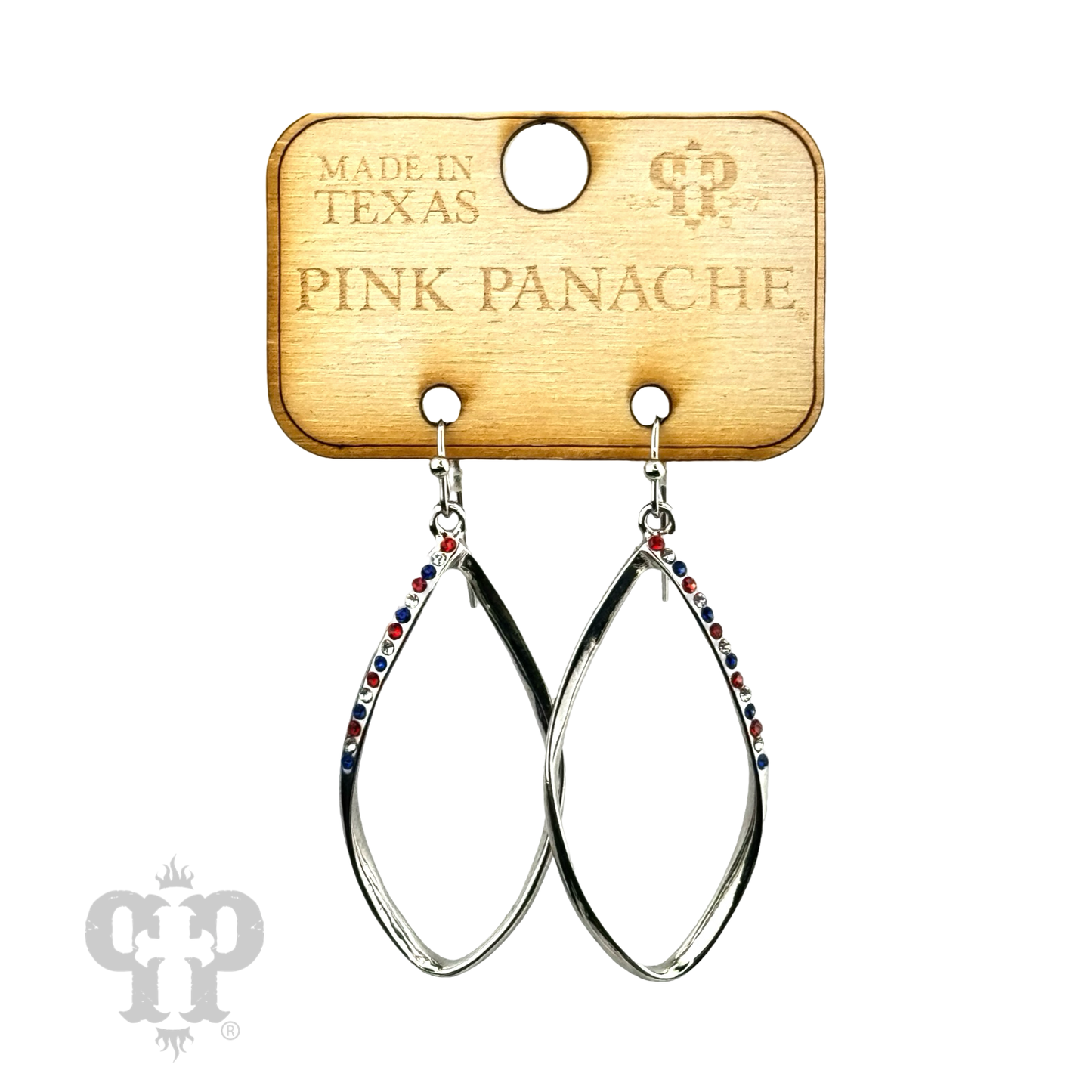Patriotic teardrop earring, last call