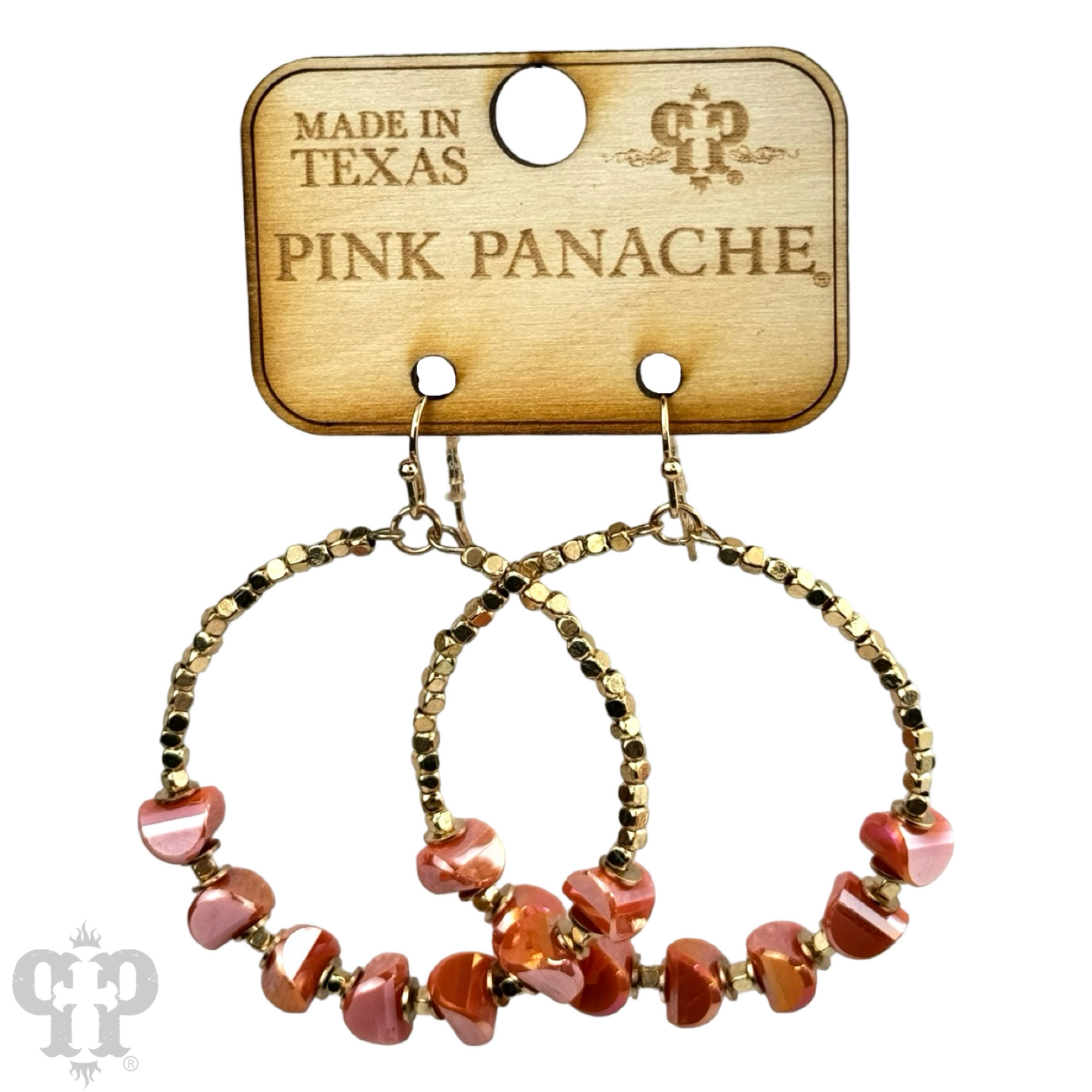 Stone circle earring, last call