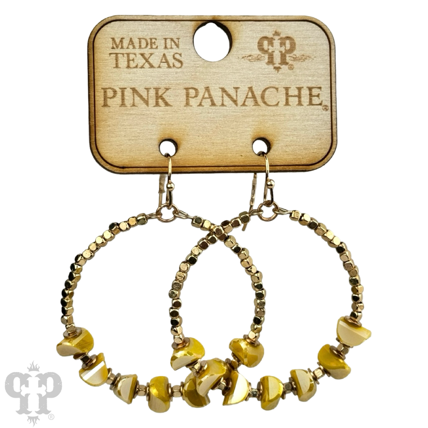 Stone circle earring, last call
