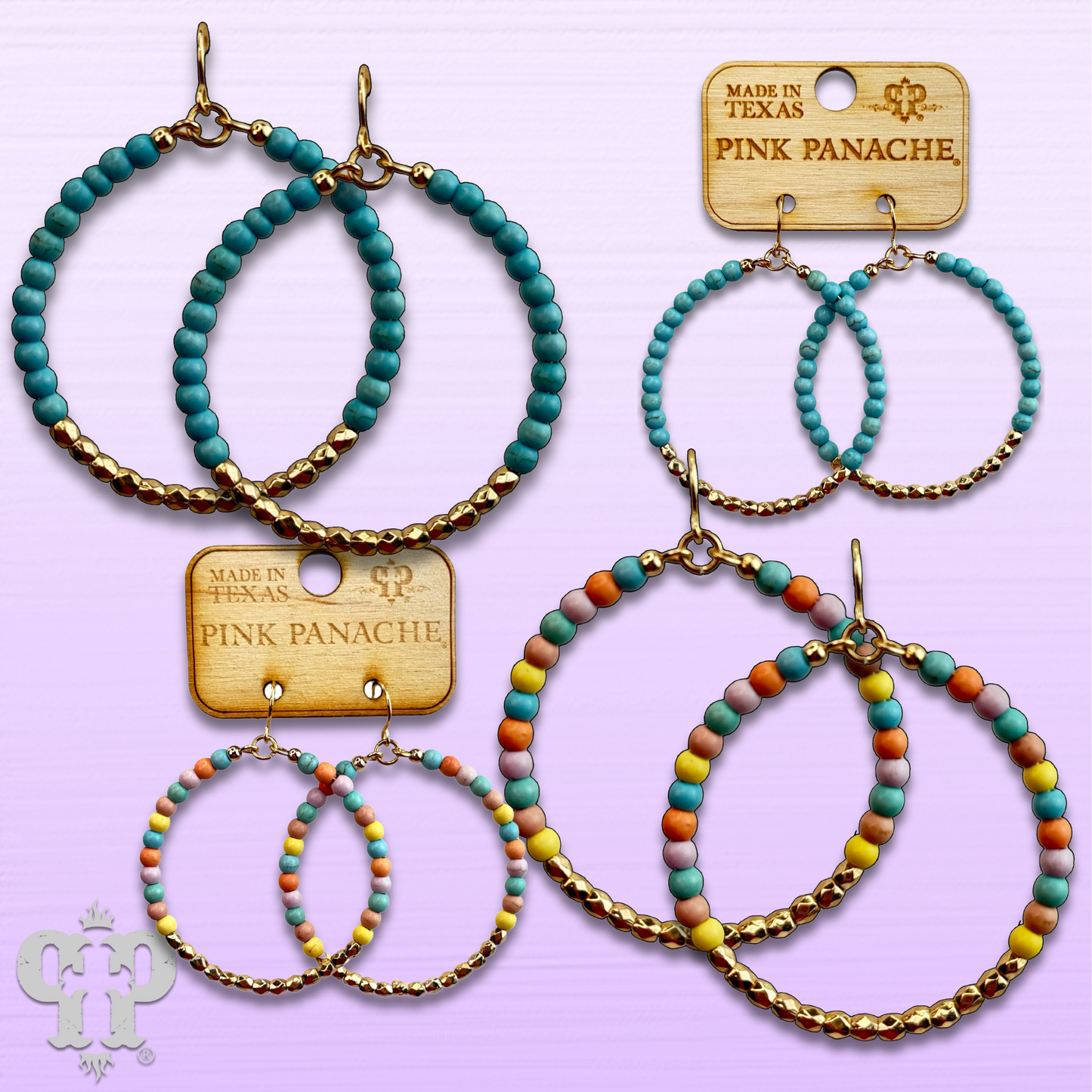 Round bead circle with Austrian crystal, last call