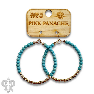 Round bead circle with Austrian crystal