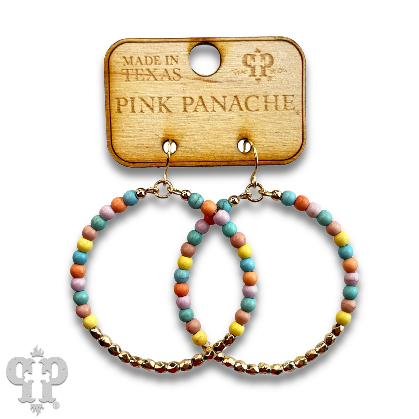 Round bead circle with Austrian crystal, last call