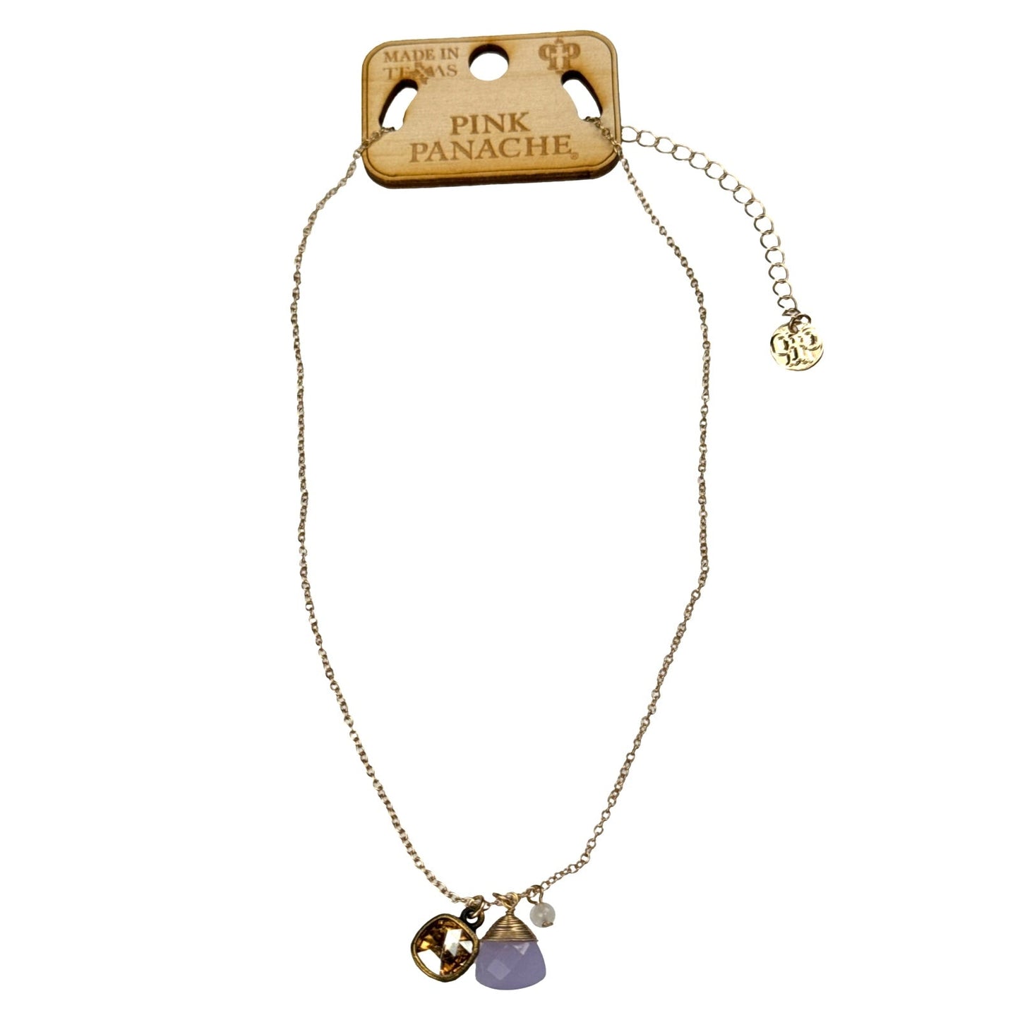 Crystal drop necklace, Austrian crystal