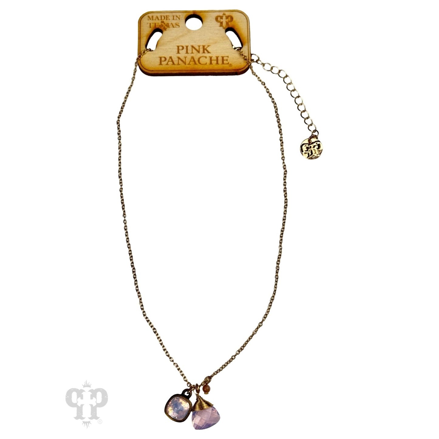 Crystal drop necklace, Austrian crystal