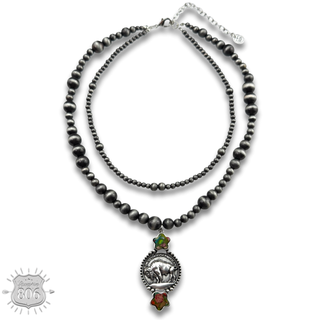 Buffalo nickel necklace