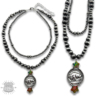 Buffalo nickel necklace