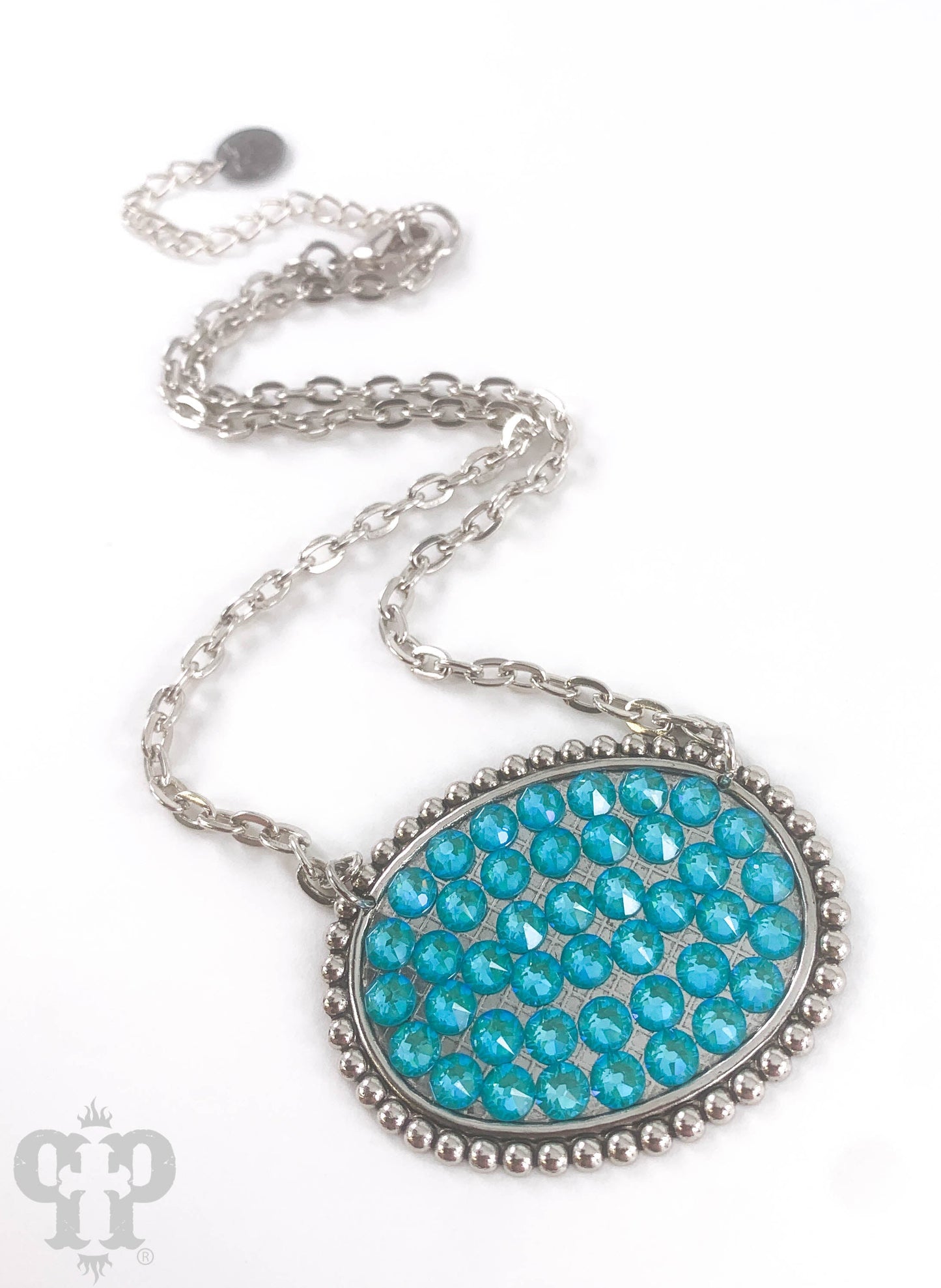 Austrian crystal medium oval necklace