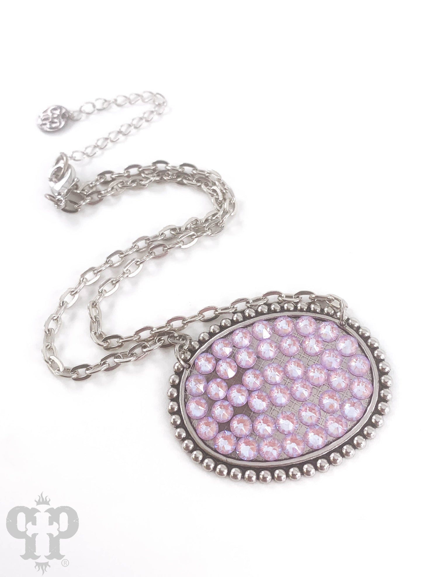 Austrian crystal medium oval necklace