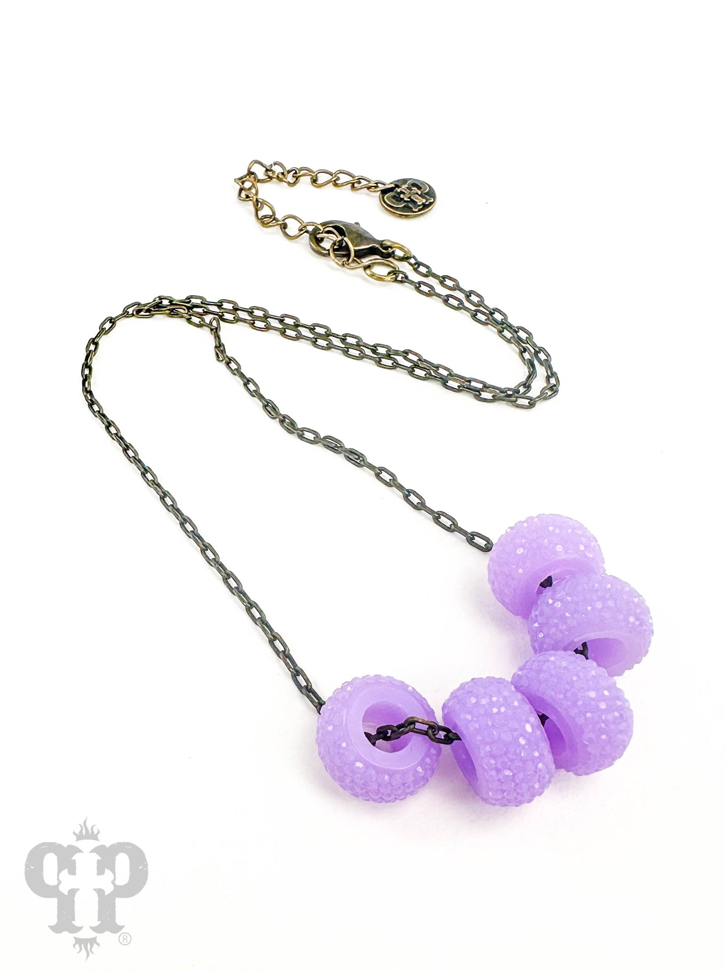 Sparkle wheel necklace