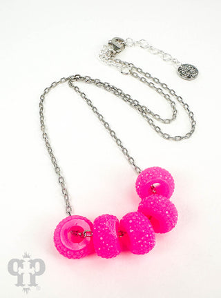 Sparkle wheel necklace