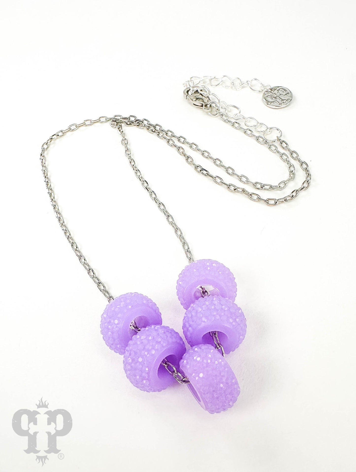 Sparkle wheel necklace
