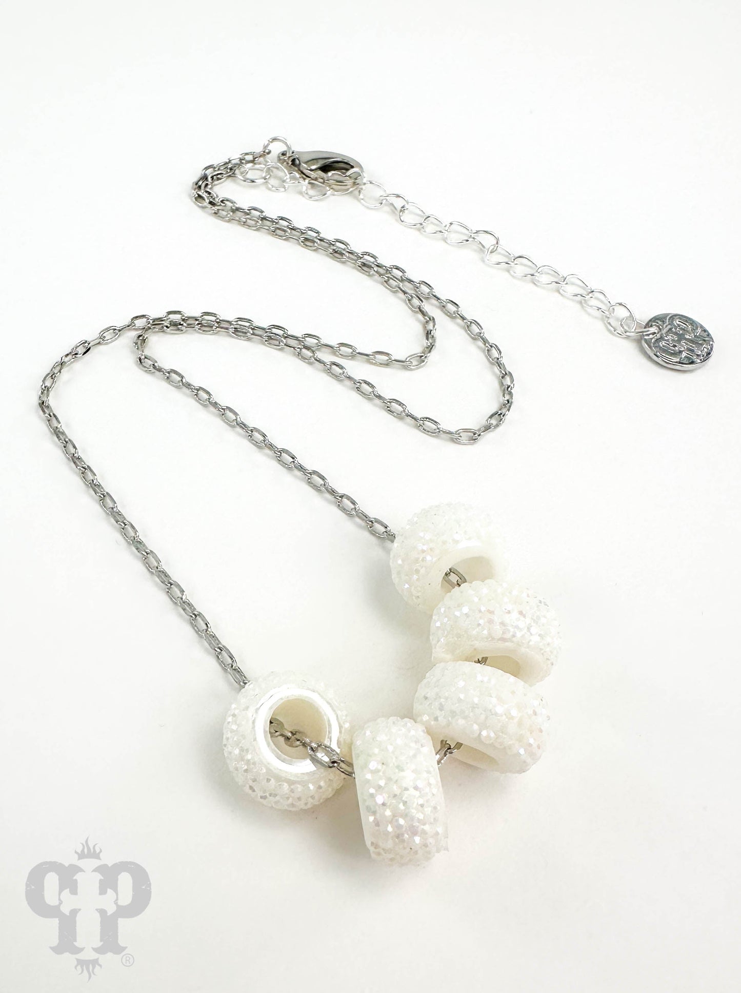 Sparkle wheel necklace
