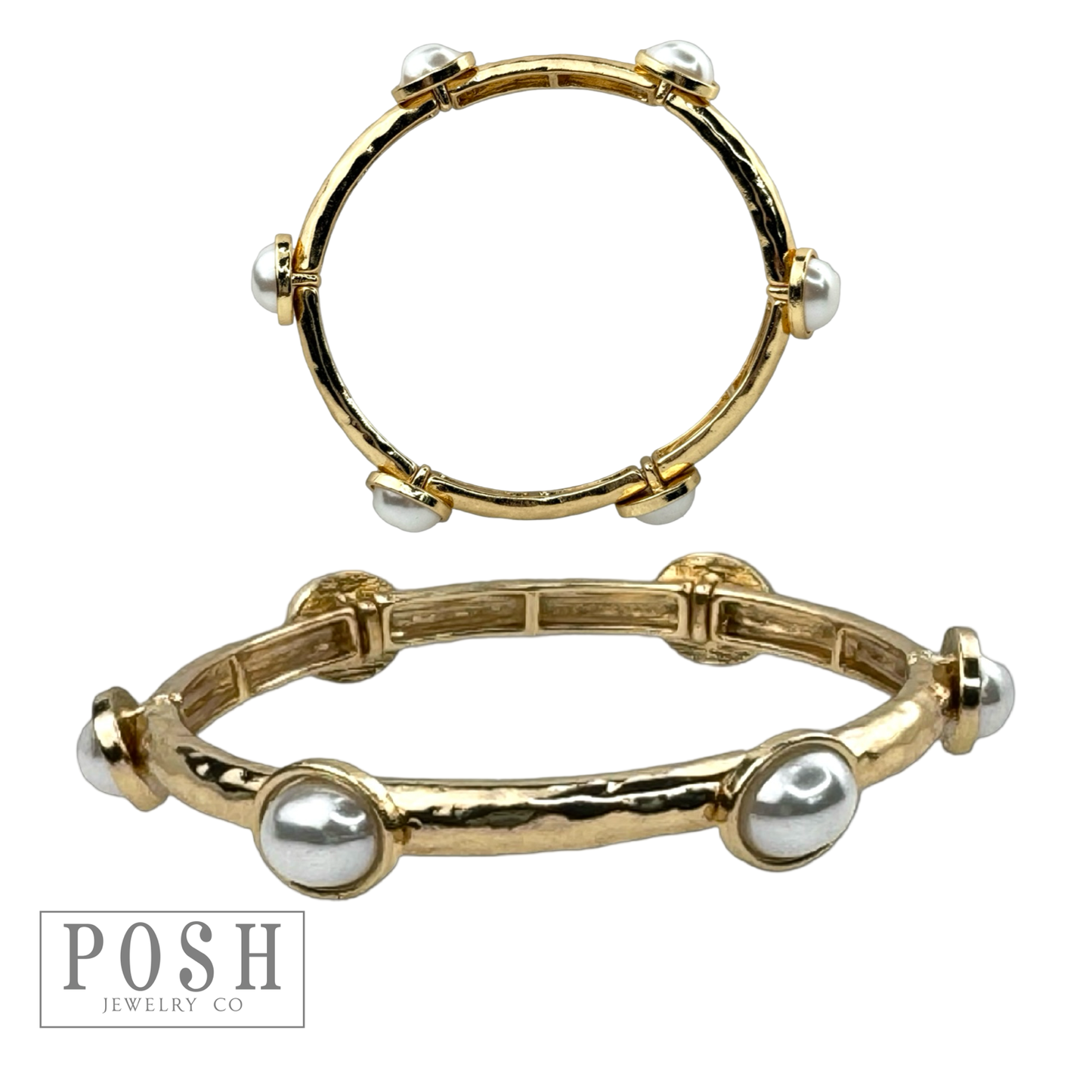 Faceted oval crystal bracelet