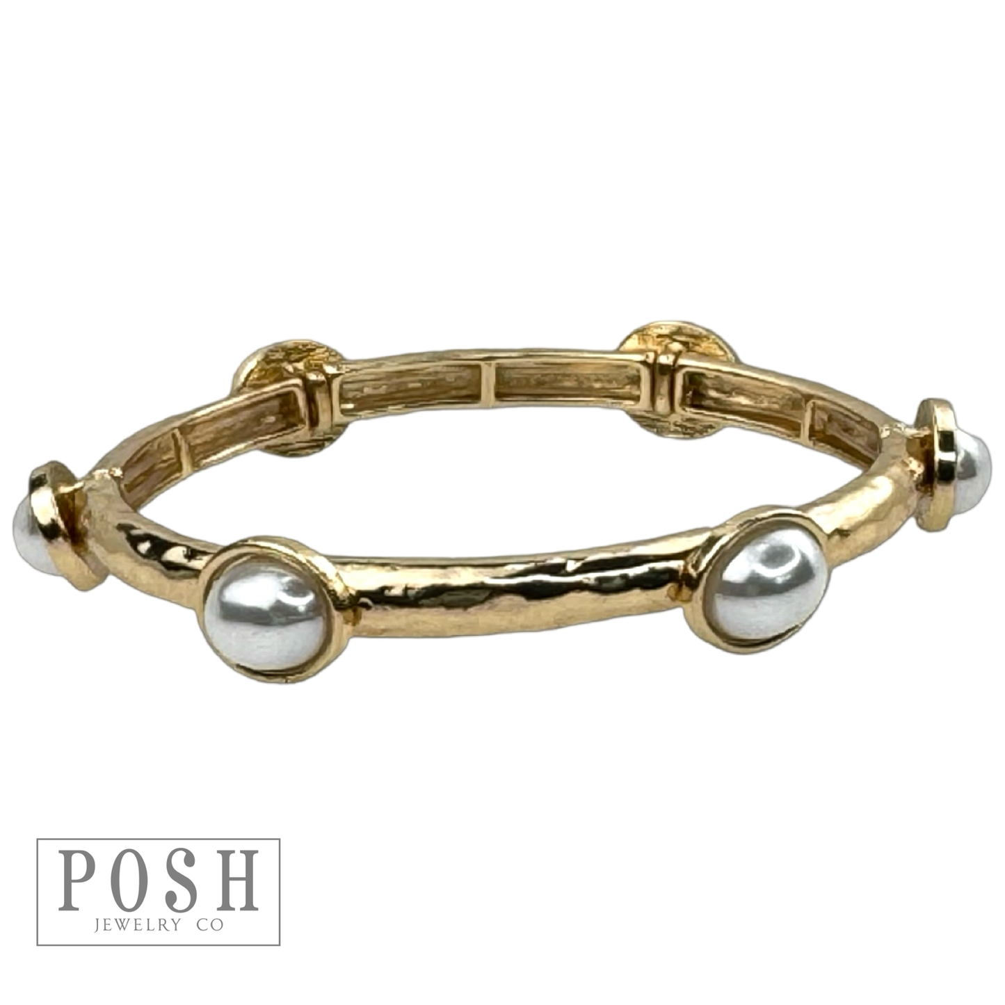 Faceted oval crystal bracelet