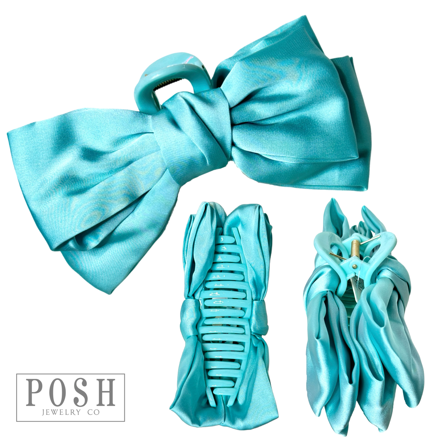 Clip on hair bow