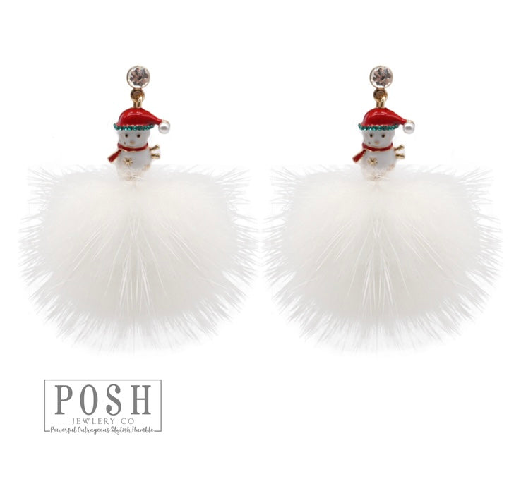 Christmas theme earring