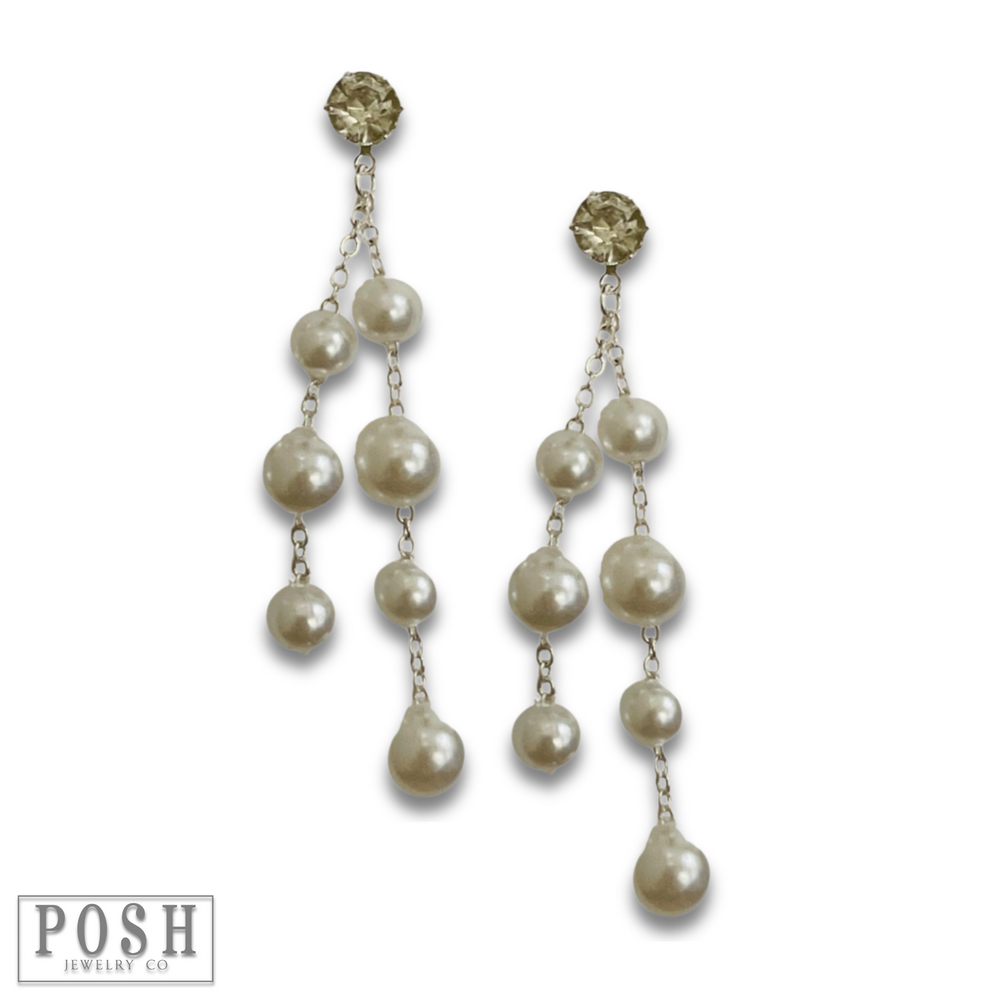 Pearl chandelier earring