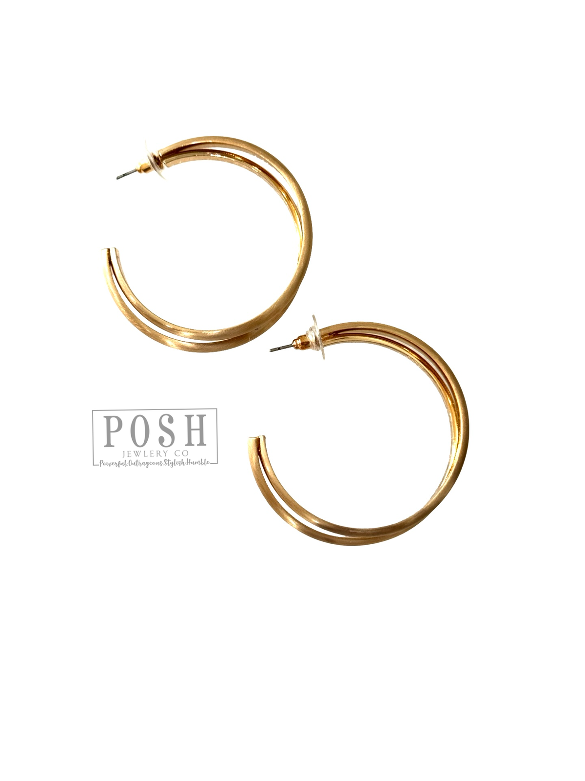 Double hoop earring