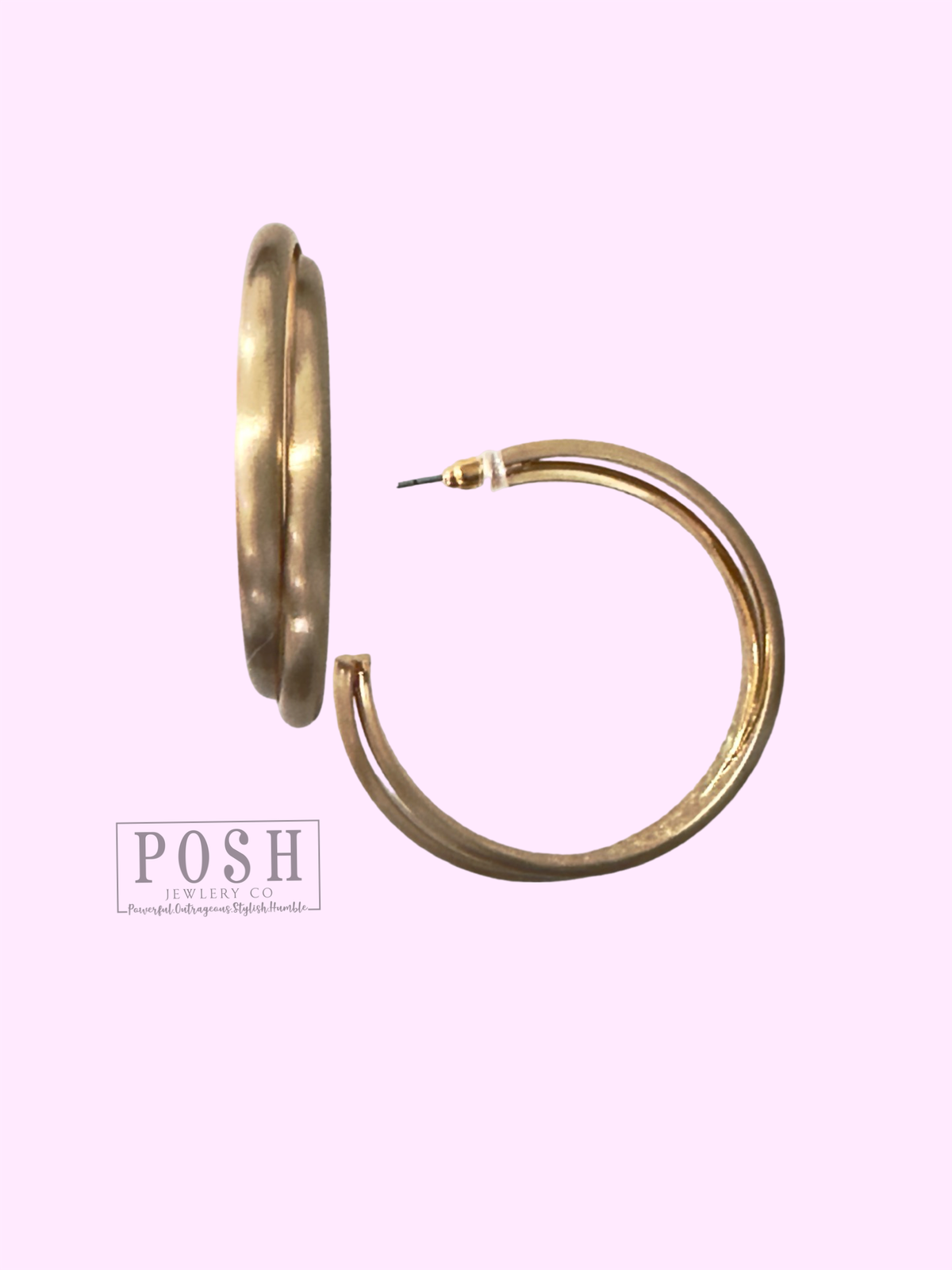 Double hoop earring