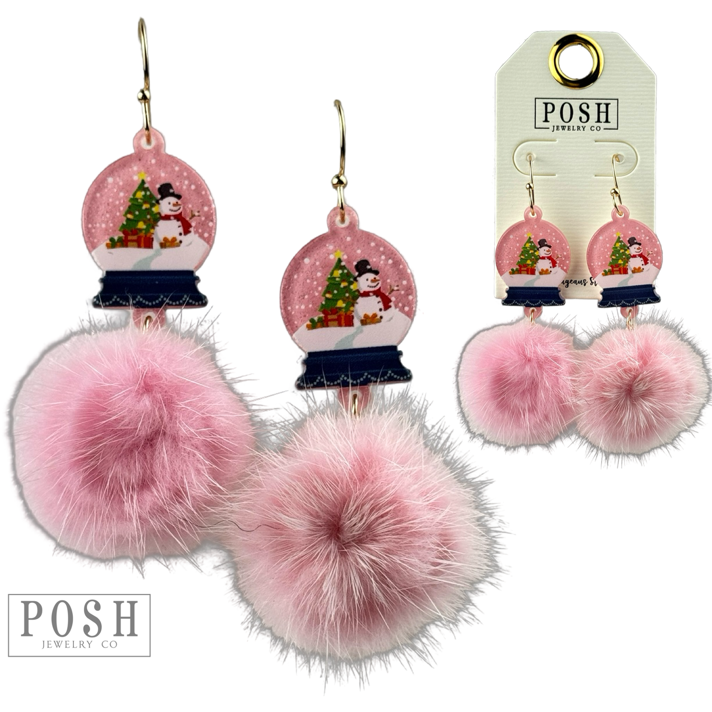 Snowglobe earring