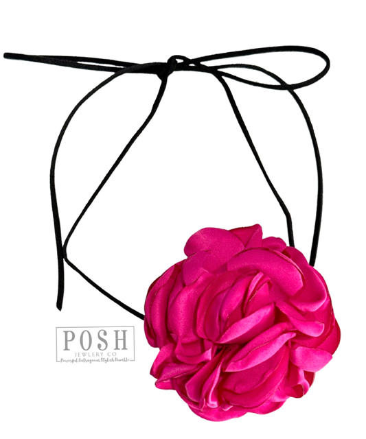 Flower choker necklace, last call