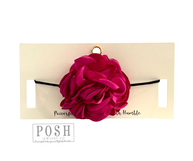 Flower choker necklace, last call