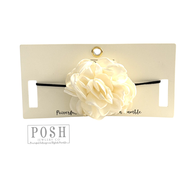 Flower choker necklace, last call